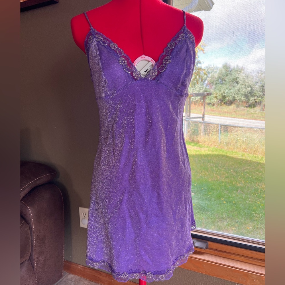 Victoria’s Secret purple lingerie slip